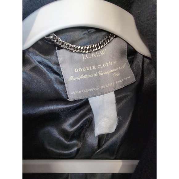 J.Crew Pea Coat Womens Medium/Small Double Italian Cloth Wool Lady Day Overcoat - Picture 2 of 16